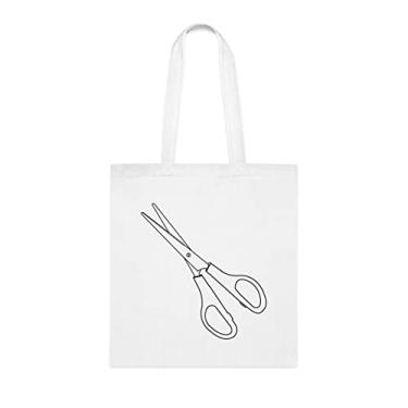 Imagem de Tesoura Vector, Tesoura Vector, Tesoura Vector, Bolsa de Ombro Vector, Tesoura Vector, Sacolas Reutilizáveis Vector, Cesta de Natal de Aniversário, Presente Para Ela, Presente Para Ele, Bolsa Feminina, Branco