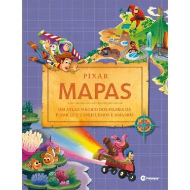 Imagem de Livro - Disney Mapas: Filmes Da Pixar