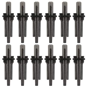 Imagem de HOZEON 12 peças calços de pena, calço e cunha de 1,5 cm para concreto, pedra, divisor, mármore, ferramentas manuais de granito