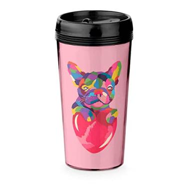 Imagem de Copo Viagem 520ml Colorful Bulldog Geek Nerd