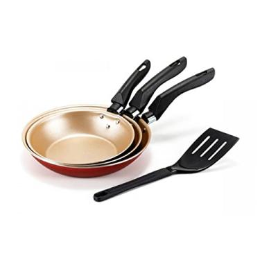 Imagem de Conjunto Frigideira Francesa Cereja c/Espátula 18-22