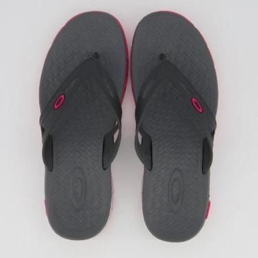 Imagem de Chinelo Oakley Killer Point Preto E Vermelho