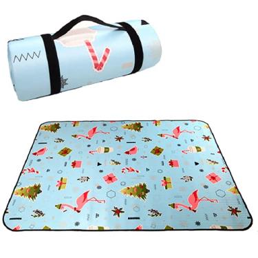 Imagem de Yajun Cobertor de piquenique dobrável à prova d'água dobrável tapete de acampamento portátil acolchoado engrossado para ioga de jardim, H, 300 * 300 cm