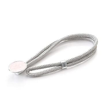 Imagem de Suportes de cortina chapeamento de acrílico laços de bolo redondo laços de cortina simples fivela acessórios de cortina, t1,1 pcs