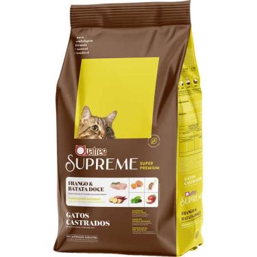 Imagem de Ração Seca Quatree Supreme Frango e Batata Doce para Gatos Castrados - 3 Kg