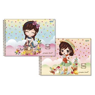 Imagem de Caderno Espiral 275X200Mm Capa Dura Cartografia 80Fls 04/Pt Nina Fsc