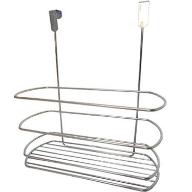 Imagem de Organizador de Armario Prateleira de Encaixe Cozinha Cromado