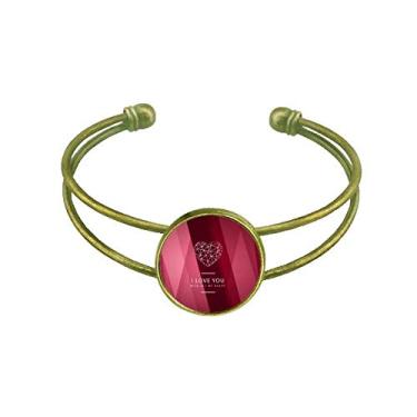 Imagem de Pulseira Retrô de Dia dos Namorados Love You da Red Wine