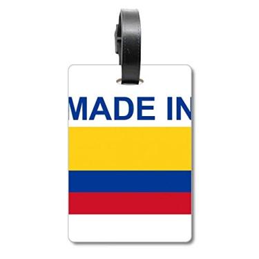 Imagem de Made In Colombia Country Love Mala Etiqueta de Bagagem Etiqueta para Bagagem