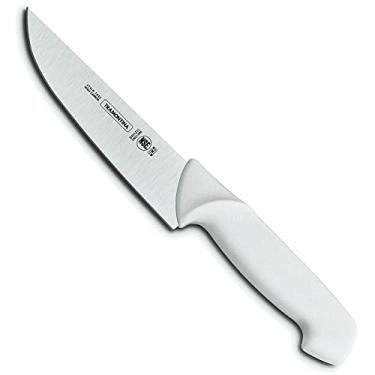 Imagem de Kit de Facas Açougueiro 12 peças Tramontina Profisional Com Lâmina De Aço Inox E Cabo De Polipropileno Branco 7"