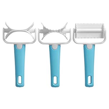 Imagem de Conjunto De Rolos Cortador De Massa 3 Peças Faça Você Mesmo Cortador De Rolos De Bolinho De Massa Ferramentas De Cozimento Para Biscoitos Wonton Bolinho De Massa Fazer Bolo