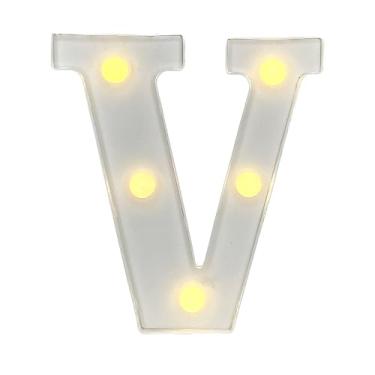 Imagem de Luminaria PEQUENA com led - Letras(V)