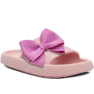 Imagem de Chinelo Slide Nuvem Nº 25 Ao 36 Sandália Infantil Feminina 12.109 (Rosa, BR, Criança de 4 a 8 anos, Numérico, 26)