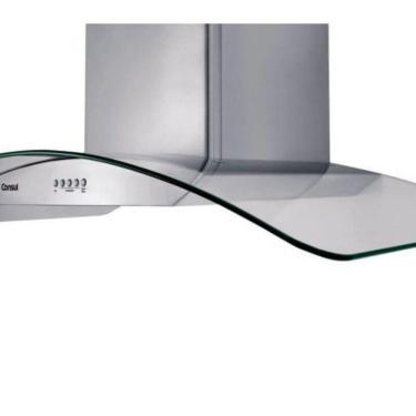 Imagem de Coifa de Parede 90cm Vidro Curvo Dupla Filtragem CAP90 Consul