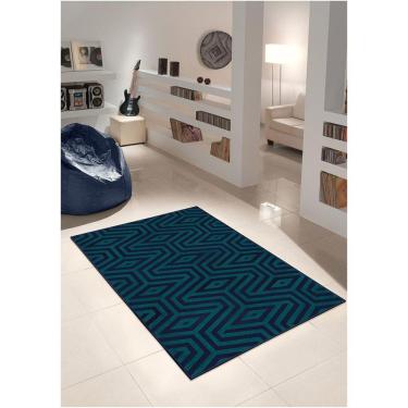 Imagem de Tapete 100x150cm Supreme Tapetes São Carlos Geométrico AZ
