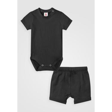 Imagem de Conjunto 2pçs Zupt Baby Body Curto Preto-Unissex