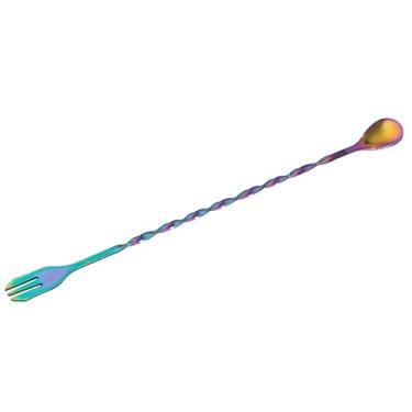 Imagem de Colher Bailarina com Garfo - Rainbow