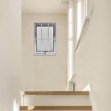 Imagem de Janela Alumínio Maxim Ar 60x40cm Marroml Brilhante Lux Esquadrias Marroml