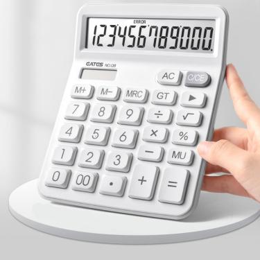 Imagem de Calculadora de negócios simples com display de 12 dígitos  tela grande  fonte de alimentação dupla