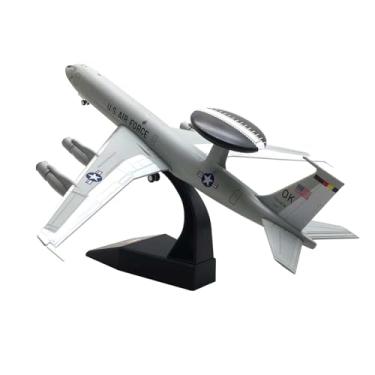 Imagem de Milageto Avião de liga fundida em escala 1/200, avião de simulação, avião colecionável para decoração de prateleira, brinquedos infantis, presente de feriado