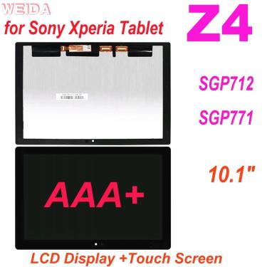Imagem de Lcd aaa  10.1 "  montagem digitalizadora de tela sensível ao toque  para sony xperia tablet z4