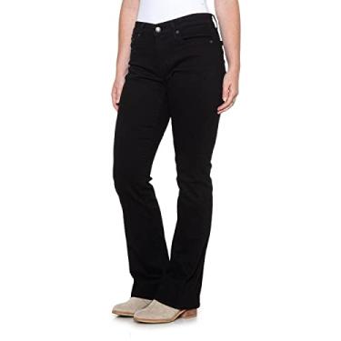 Imagem de Lucky Brand Calça jeans feminina cintura média Easy Rider Bootcut, Regina Cl, 32W x 32L