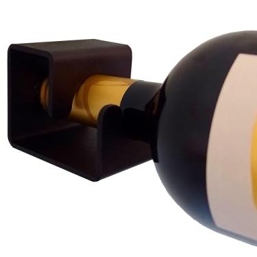 Imagem de Suporte Para Garrafas Strassis Design SD-2001 Metal Cor: Preto