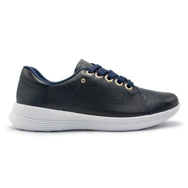 Imagem de Tênis Usaflex Feminino Couro Conforto Casual UC0602