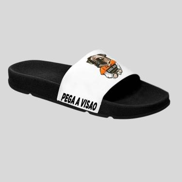 Imagem de Chinelo Slide Adulto e Infantil Kids Confortável Leve Estampado Dog-Masculino