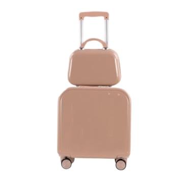 Imagem de FORAO Bagagem de viagem mala de viagem infantil com rodas menino rolante meninas mala de mão mala de viagem mala de carrinho (cor: 5 com caixa, tamanho: 95cm)