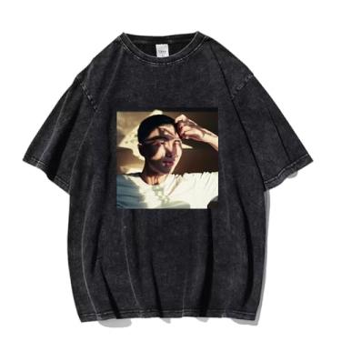Imagem de Camiseta K-pop Rm lançada com álbum, camiseta vintage estampada lavada com desenho urbano lavado camisetas vintage unissex para fãs, 5, M