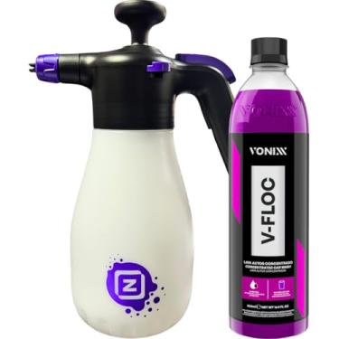 Imagem de Pulverizador Gerador De Espuma Snow Foam Manual Zacs + Shampoo V-Floc