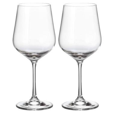 Imagem de Kit 2 Taças Copo De Cristal Bohemia Strix Vinho Tinto 580ml