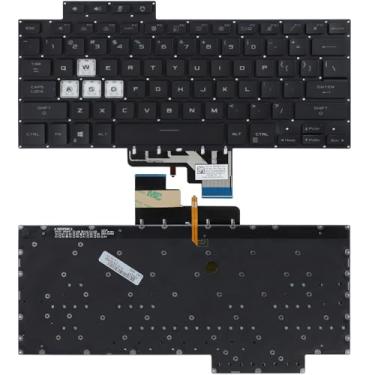 Imagem de Novo teclado de substituição retroiluminado para Asus TUF Air FX516 FX516P FX516PC FX516PE FX516PR FX516PM FA516 Teclado de laptop com layout dos EUA