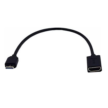 Imagem de Cabo MysRuida Mini HDMI 2.1 para HDMI 2.1 de 3 m, 8K Mini HDMI Macho para 8K HDMI Fêmea Cabo Extensor Adaptador Extensor, OD 4 mm Slim Ultra HD HDMI 2.1 Versão 8K, 8K @60HZ