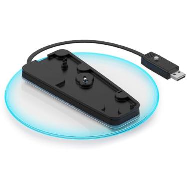 Imagem de Suporte vertical RGB para PS5 e PS5 Slim, suporte base com iluminação ajustável, acessórios com parafusos e cabo USB (para versão digital/disco)