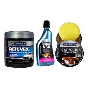 Imagem de Rejuvex + Selante Para Pintura V80 Cera Carnauba Vonixx