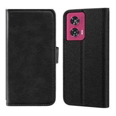 Imagem de Capa Estojo + Pel. Gel Privativa Para Moto Edge 50 Fusion - Db