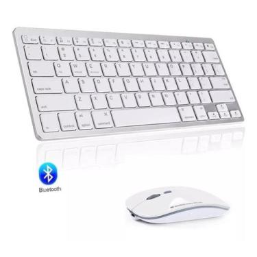 Imagem de Teclado Bluetooth + Mouse Recarregável Para Macbook M1 - fam