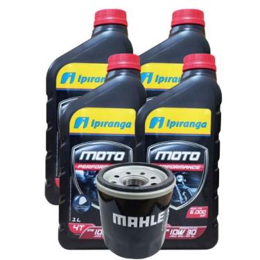 Imagem de Troca de Óleo Ipiranga 10w30 Semissintético (4 Litros) + Filtro (Cb 50