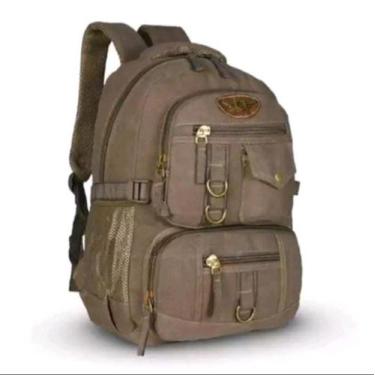 Imagem de Mochila de costas resistente lona 30L para trabalho e universidade mui