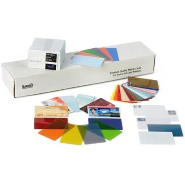 Imagem de Sandia - PVC Cr80 Azul claro 30 Mil P/P - Caixa com 500 cartões