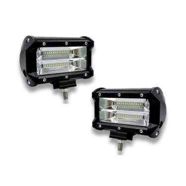 Imagem de Par Farolete Milha Retangular Led 72w Jeep Off Road Troller - BRIWAX