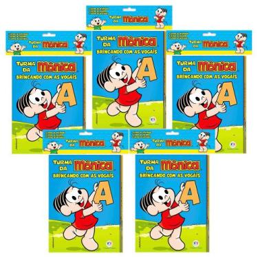 Imagem de Kit 40 Livros Turma da Mônica Atividades Colorir Histórias Ideal Para 