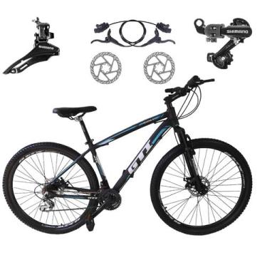 Imagem de Bicicleta Aro 29 Gti Roma Alumínio Câmbios Shimano 21v Freios a Disco 