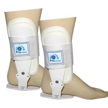 Imagem de Tornozeleira Estabilizadora Volei Pro Par - PROVOLLEY, Branco