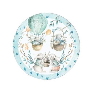 Imagem de Sousplat com Base em Madeira 35 Cm Páscoa Balão CSW7463 - NSW-WIMPORT