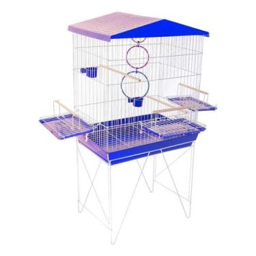 Imagem de Viveiro Calopsitas Papagaio Maritaca Gaiola Triplex Aramada Aves Mansa