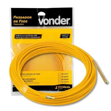 Imagem de Guia Passa Fio 20m Cabo De Energia Quadro Elétrico - Vonder