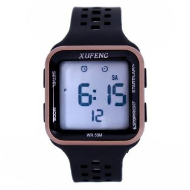Imagem de Relógio Xufeng Masculino Digital Academia Resistente Água Esportivo Qu